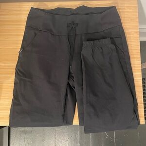 Quechua Black Track Pants & Joggers